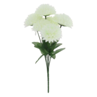 Konstgjord Dahlia Blombukett Vit