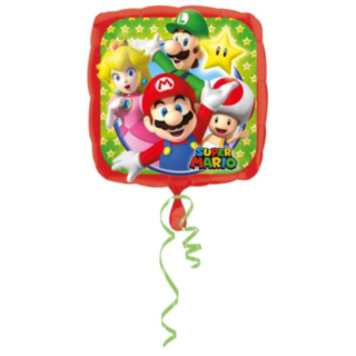 Super Mario® Fyrkantig Folieballong