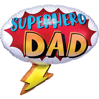 Superhero Dad Folieballong