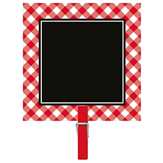 Placeringskort Med Clips Picknick Party