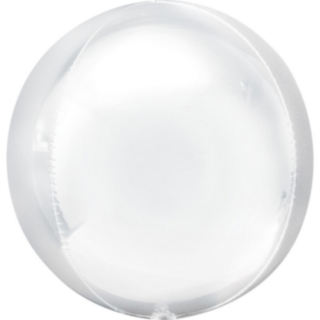 Orbz Folieballong Vit