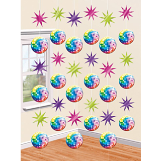 70-tal Disco Fever Takdekoration