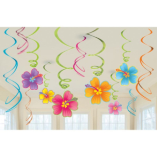 Hawaiiblommor Spiraler