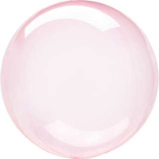 Genomskinlig Rund Ballong Rosa