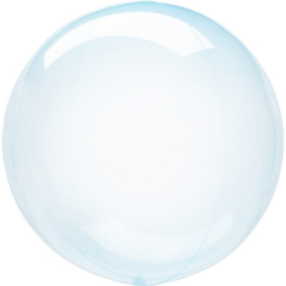 Genomskinlig Rund Ballong Blå