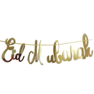 Eid Mubarak Girlang Guld