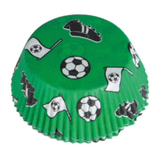 Fotboll Cupcake Wrappers