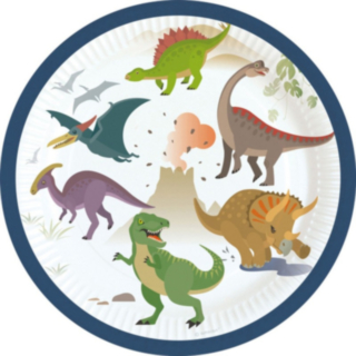 Dinosaurie Lunchtallrikar