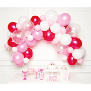 Ballongbåge DIY Rosa