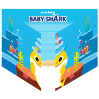 Baby Shark® Inbjudningskort