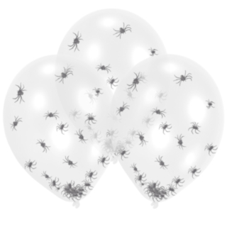 Spindel Konfetti Ballonger