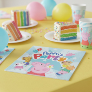Greta Gris® Peppa's Party Servetter