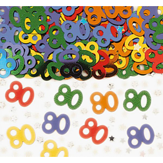 80-tal Konfetti Flerfärgad