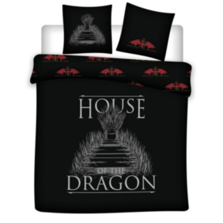 House of the Dragon® Kingsize Sängkläder Svart