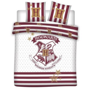 Harry Potter® Kingsize Bomull Sängkläder Vit/Röd