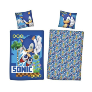 Sonic® Bomull Sängkläder Blå