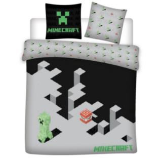 Minecraft® Pixel Kingsize Sängkläder
