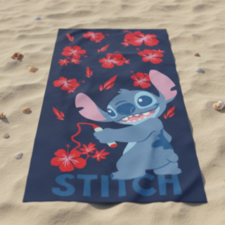 Stitch® Hibiskus Bomull Handduk