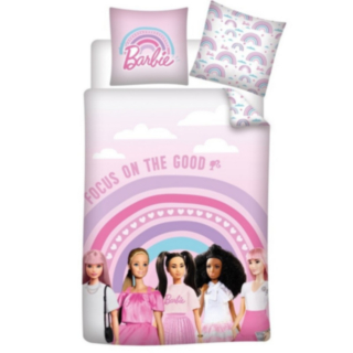 Barbie® Regnbåge Bomull Sängkläder