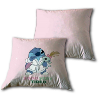 Stitch® Sleepy Kudde Ljusrosa