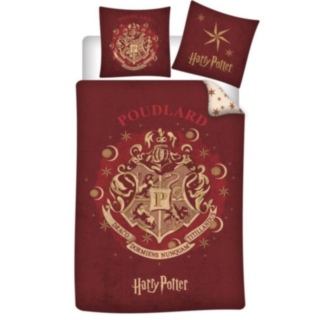 Harry Potter® Hogwarts Bomull Sängkläder Röd
