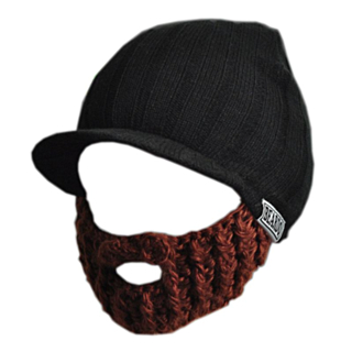 Beardo cap - brunt skägg