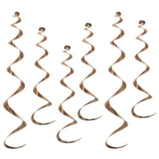 Metalliska Swirls Roséguld