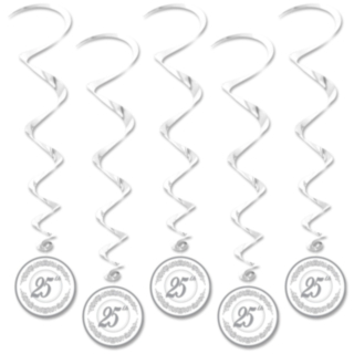 Silverbröllop Spiraler