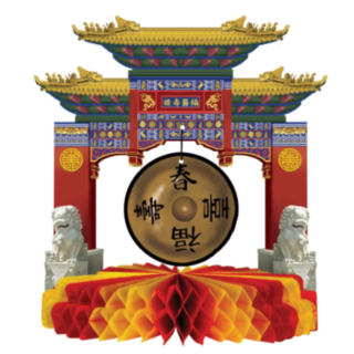 Asiatisk Gonggong Dekoration