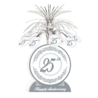 25-årsjubileum Bordsdekoration