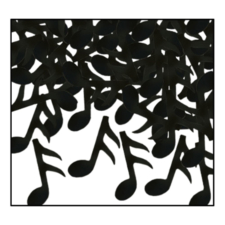 Noter Svart Konfetti