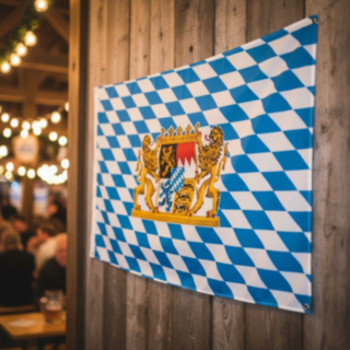 Bayern Oktoberfest Flagga