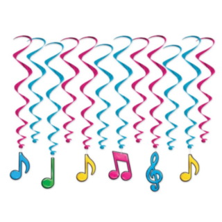 Musiknoter Swirls