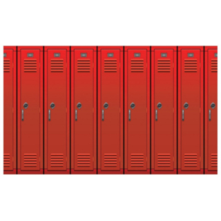 High School Skåp Väggbakgrund