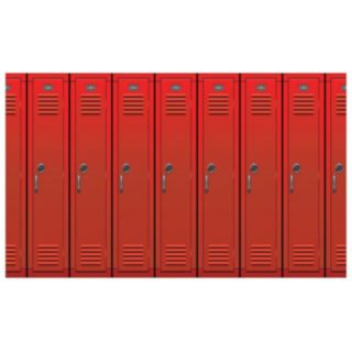 High School Skåp Väggbakgrund