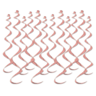 Metalliska Swirls Roséguld