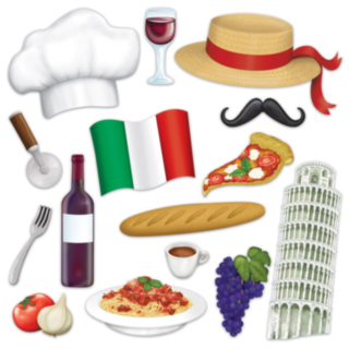 Italienska Pappfigurer