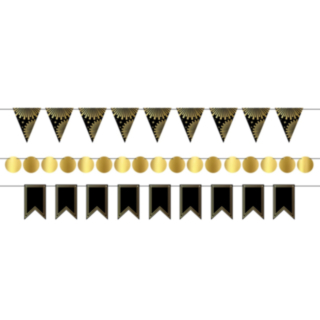 Girlang Set Svart/Guld