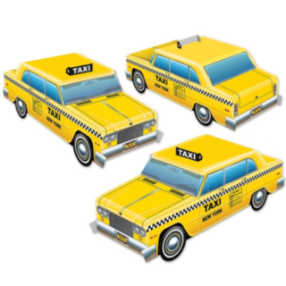 New York Taxi Bordsdekorationer