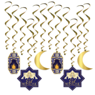 Spiraler Eid Mubarak