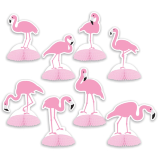 Mini Flamingo Bordsdekorationer