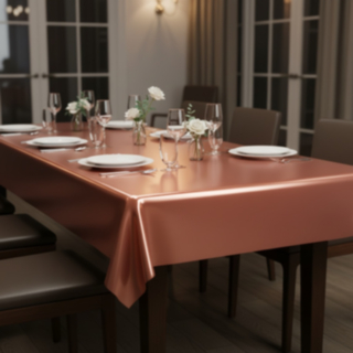 Metallisk Duk Roséguld