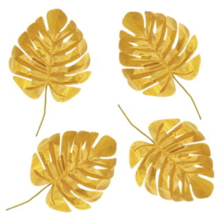 Konstgjorda Palmblad Guld