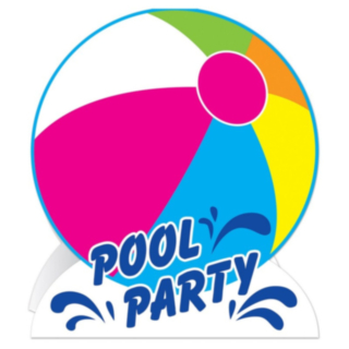 Pool Party Boll Bordsdekoration