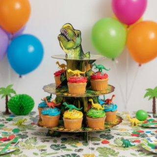 Dinosaurie Cupcake Kakfat