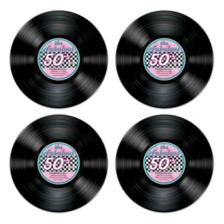 50-tal Vinylskiva Dekorationer