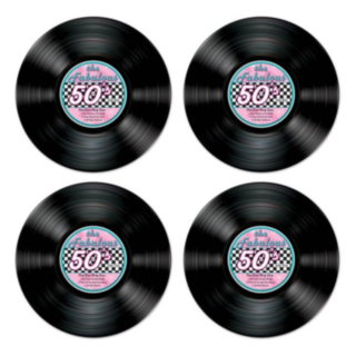 50-tal Vinylskiva Dekorationer