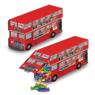 Londonbuss Bordsdekoration