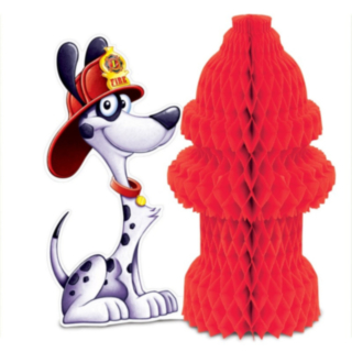Brandpost & Brandmanshund Bordsdekorationer