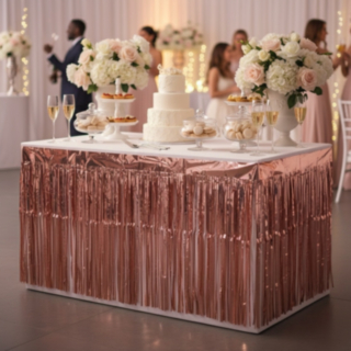 Metallisk Bordskjol Roséguld